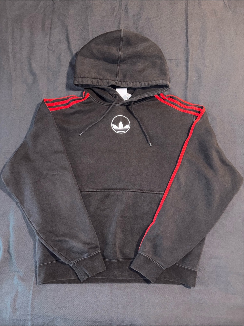 Adidas Original Trefoil Hoodie Heavyweight Over Size sweater Street Style Sporty